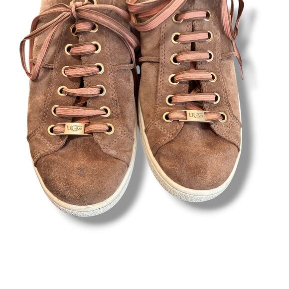 UGG Milo suede lace up sneakers Women's size 10 - Picture 5 of 10